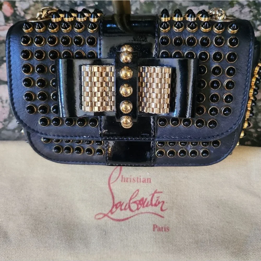 Christian Louboutin Mini Spiked Sweet Charity Crossbody Bag